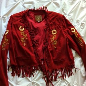 DDR red leather jacket